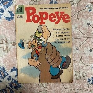 Dell Popeye The Sailor Man Comic Book Issue 51 January February 1959